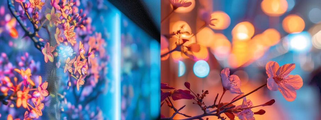 Vibrant close-up of cherry blossoms with colorful bokeh background, illustrating the importance of high-quality visuals for responsive web design and user engagement.