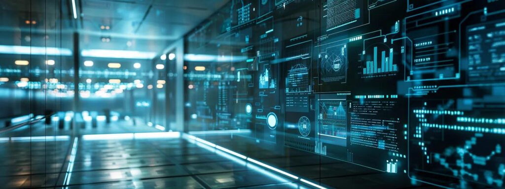 a captivating digital landscape showcasing a fluid, responsive website design seamlessly adapting across various futuristic devices, illuminated by soft, ambient lighting that emphasizes its user-friendly features and innovative layout.