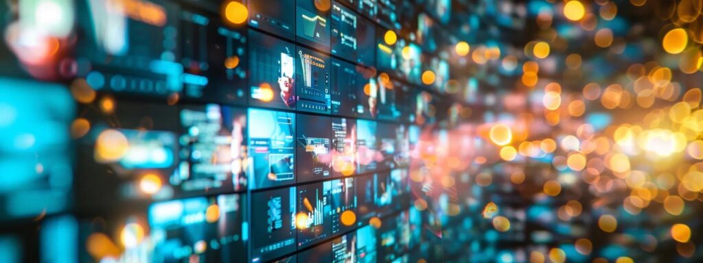 a vibrant digital landscape showcases a responsive website seamlessly adapting to various screen sizes, with flowing content and dynamic visual hierarchy under soft, natural lighting to emphasize user engagement and accessibility.